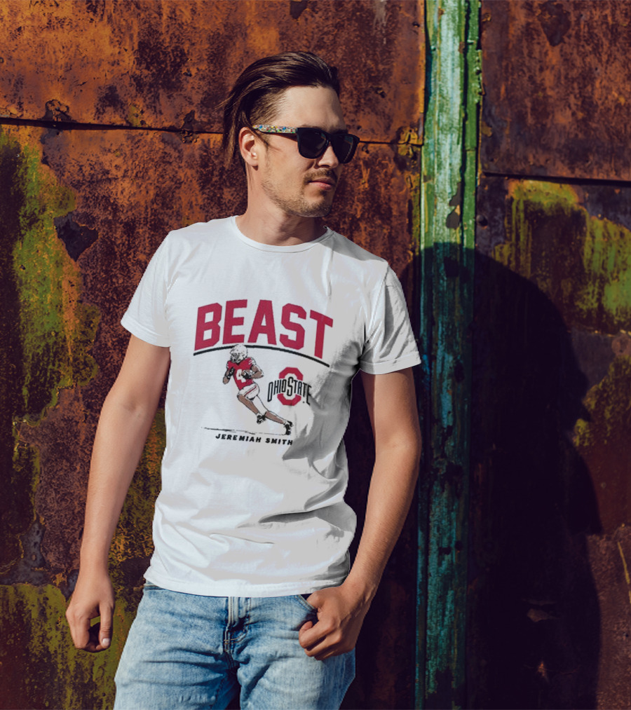 Ohio State Football Beast Jeremiah Smith T-Shirt