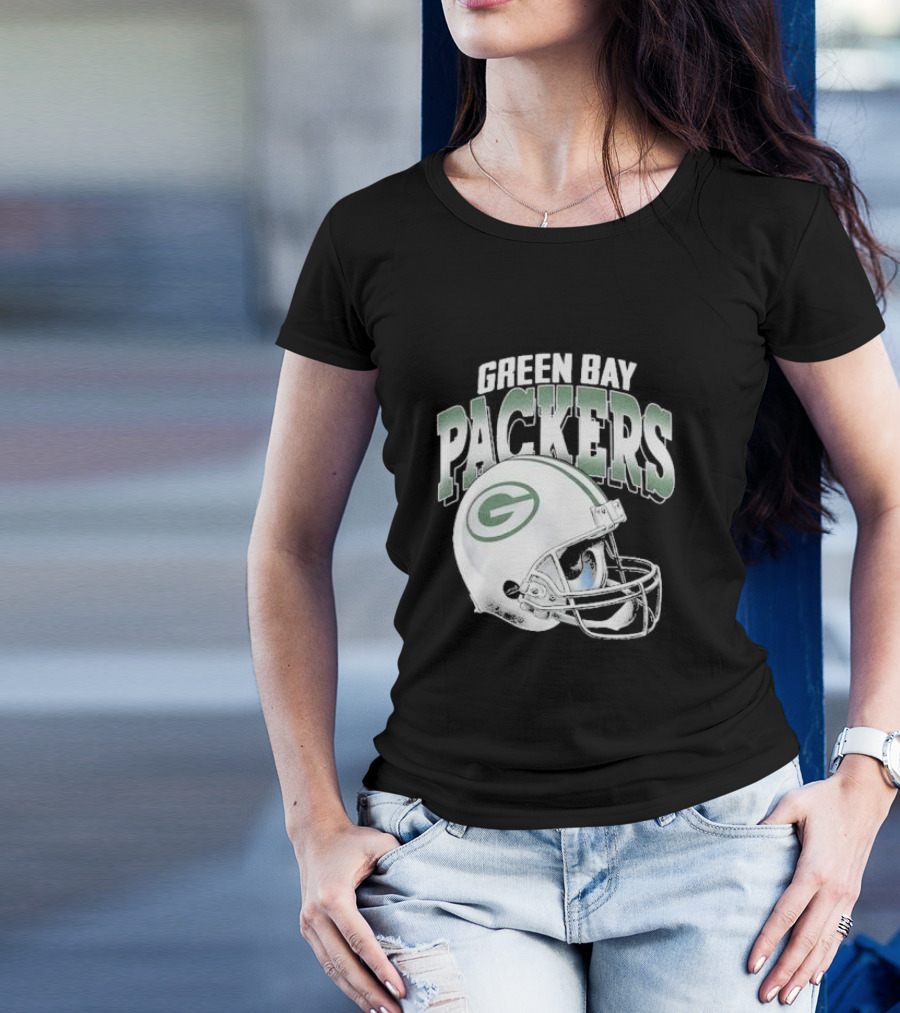 Green Bay Packers Classic Helmet Gradient T-Shirt