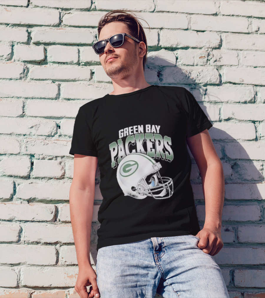 Green Bay Packers Classic Helmet Gradient T-Shirt
