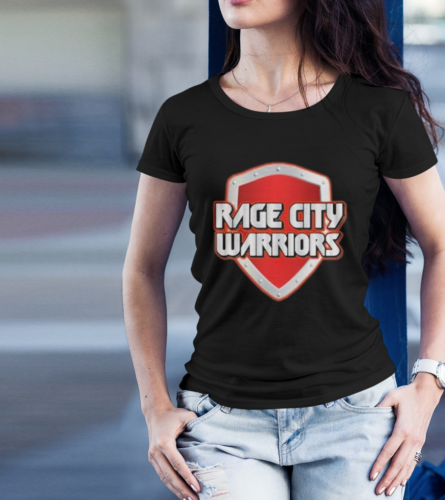 Rage City Warriors Shield Emblem T-Shirt