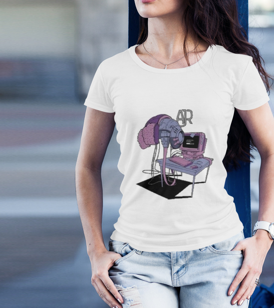 AJR Loading Songs Concert Retro Computer Setup T-Shirt
