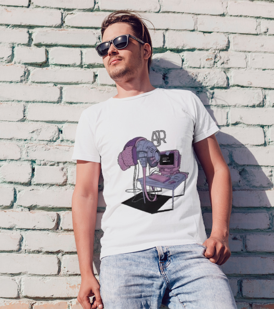 AJR Loading Songs Concert Retro Computer Setup T-Shirt