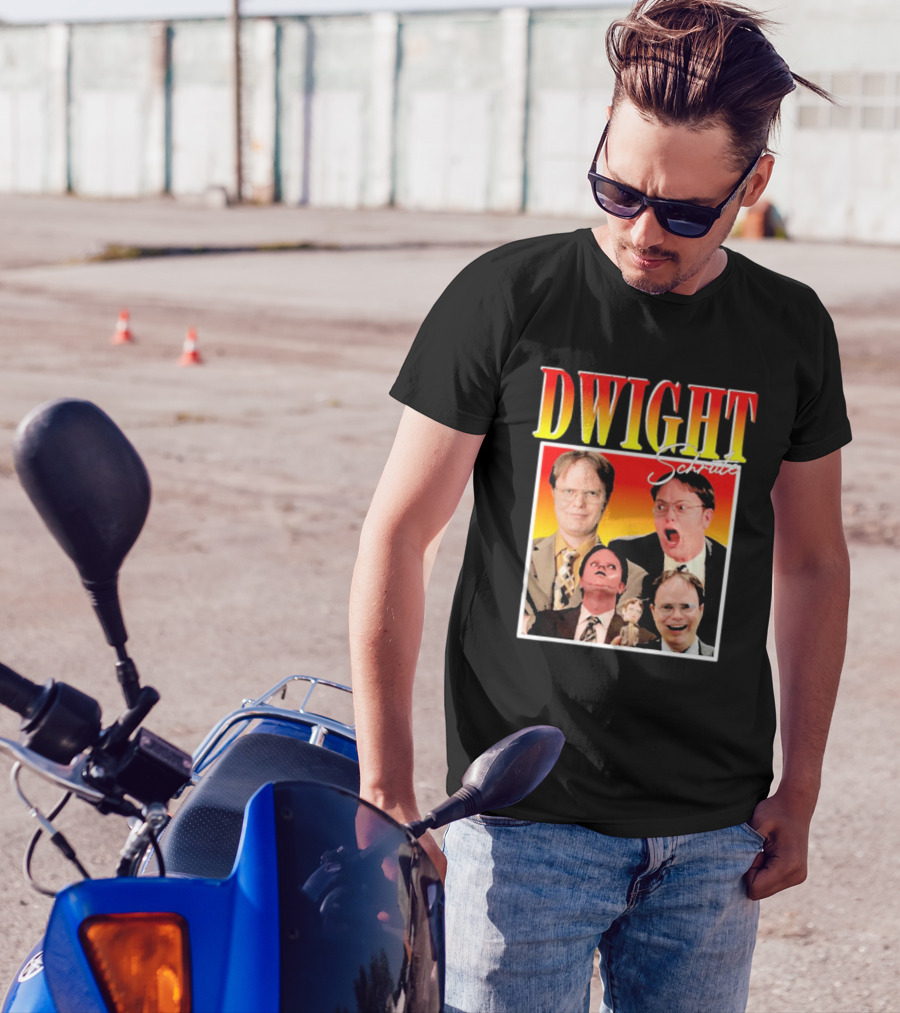 DWIGHT Schrute Michael Scott Iconic Moments Collage T-Shirt