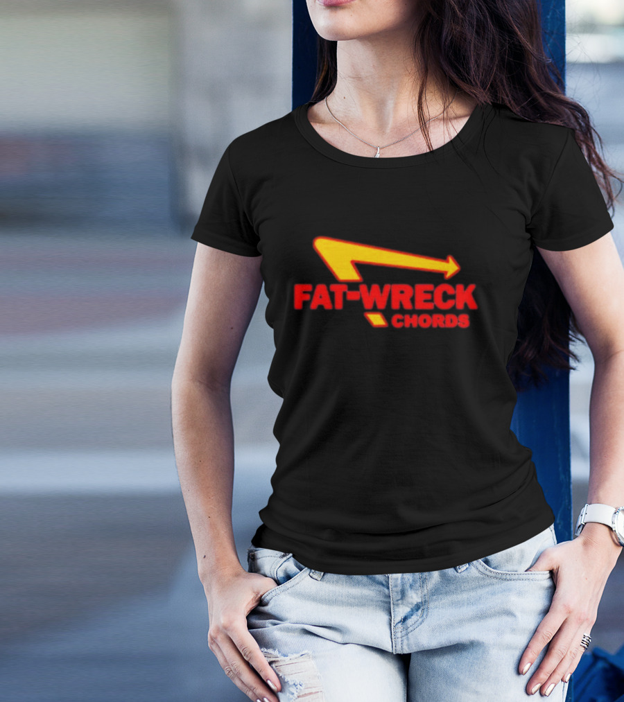 Fat Wreck Chords Logo San Pedro Punks T-Shirt