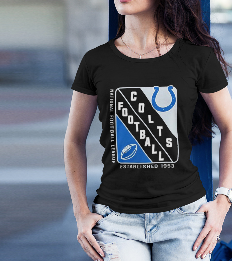 NATIONAL FOOTBALL LEAGUE COLTS FOOTBALL ESTABLISHED 1953 T-Shirt