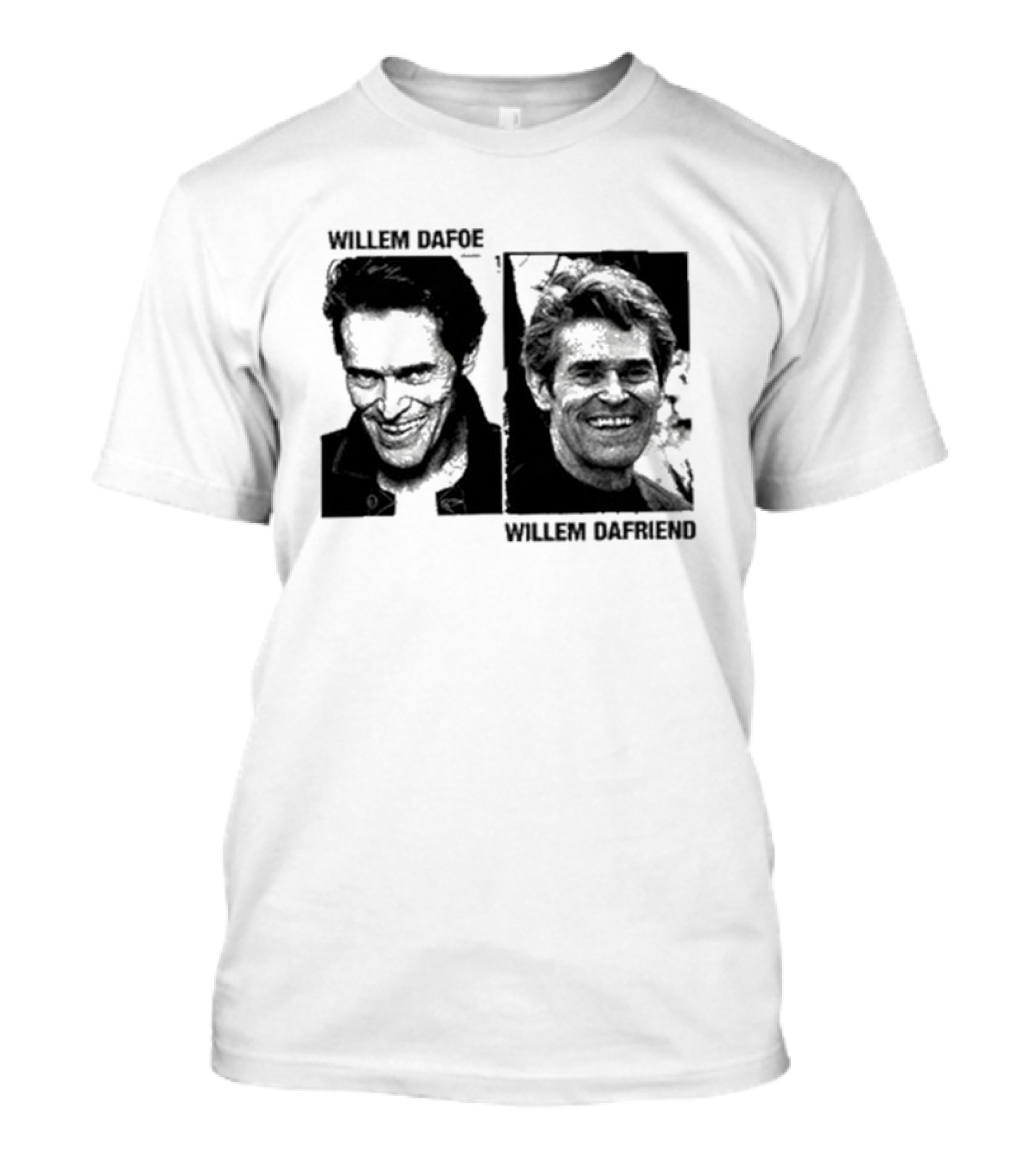 Willem Dafoe Willem Dafriend Contrasting Expressions T-Shirt