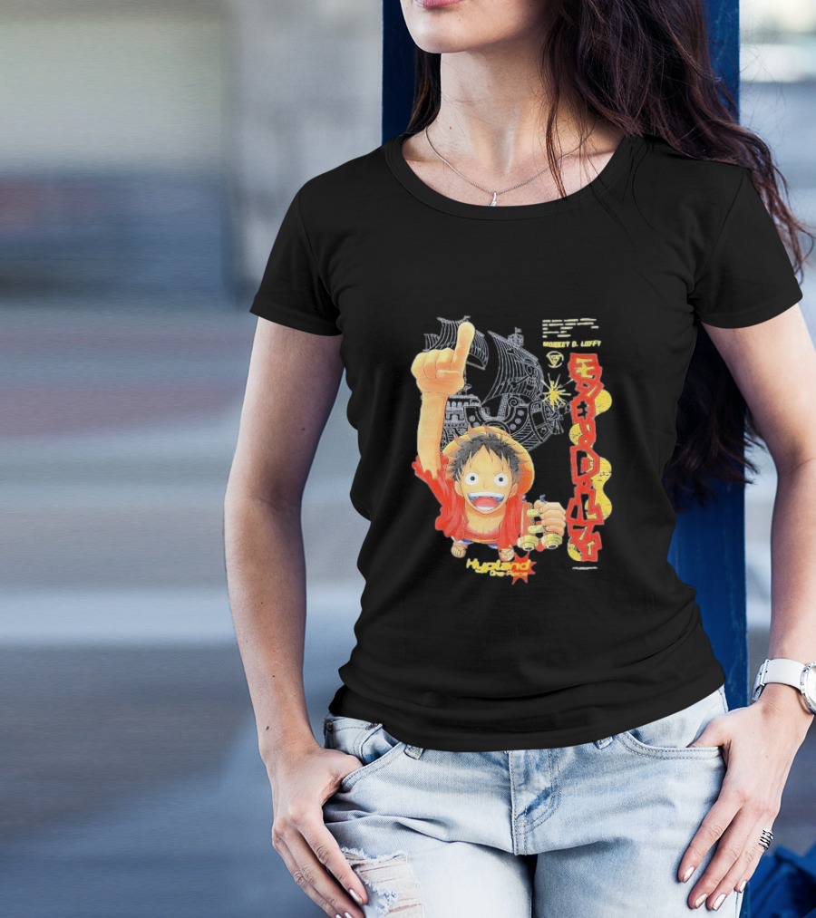 Monkey D. Luffy Adventures Defeating Famous Opponents Bounty Over 400000000 Hypland One Piece Ship T-Shirt