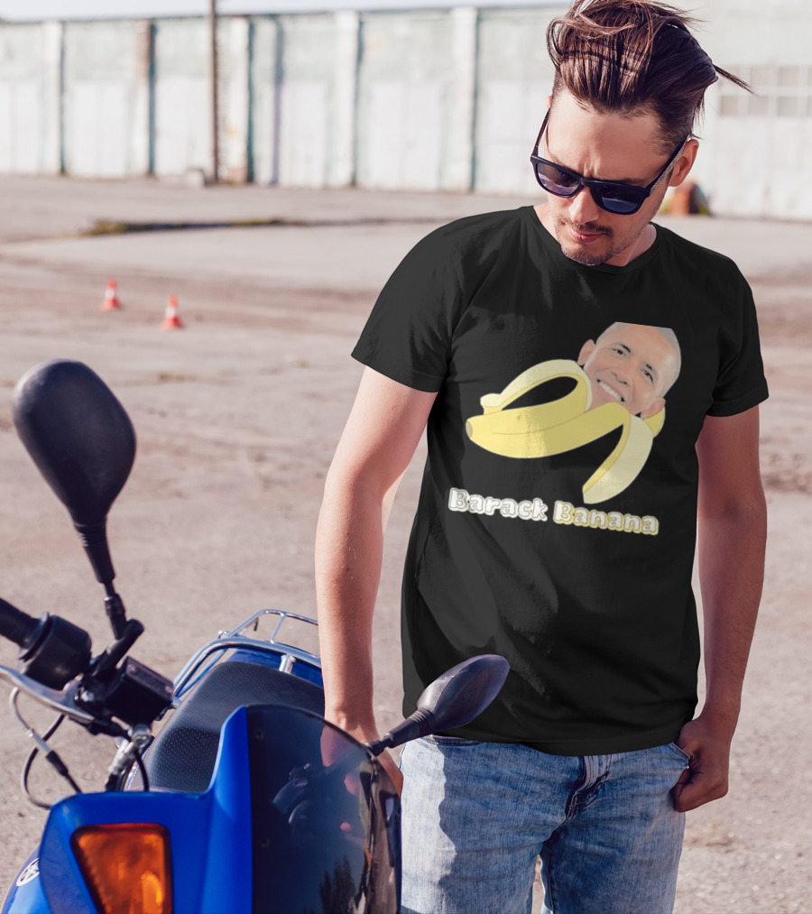 Barack Banana Funny Meme Face T-Shirt