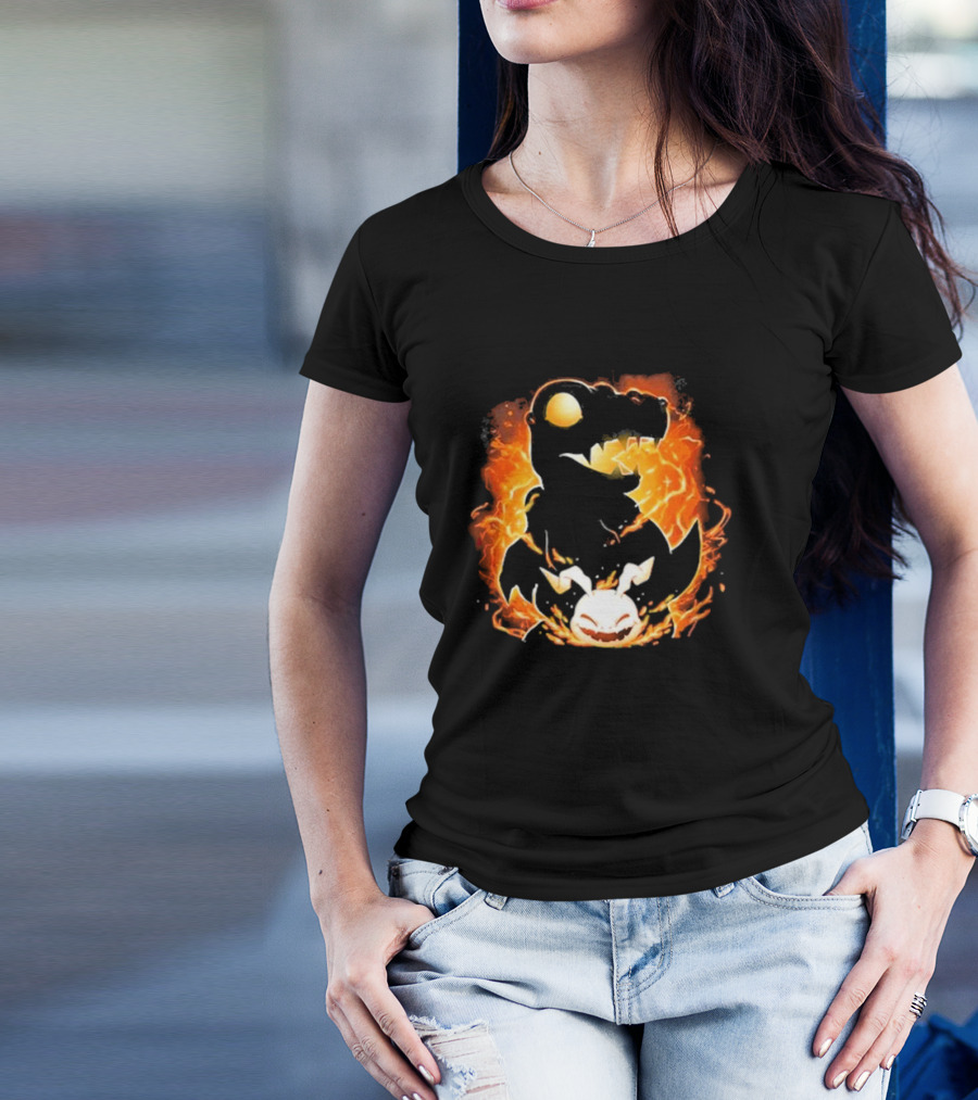 Courage Fire Vallina Fiery Creature T-Shirt