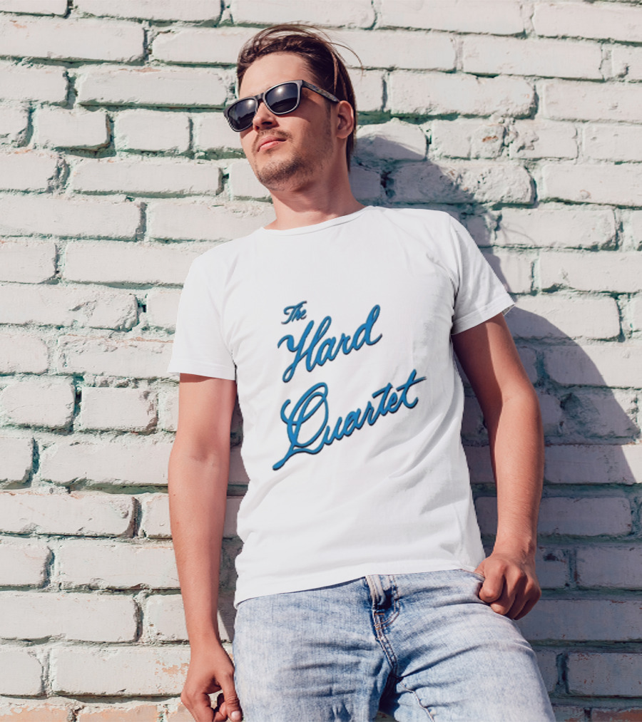 The Hard Quartet Band Blue T-Shirt