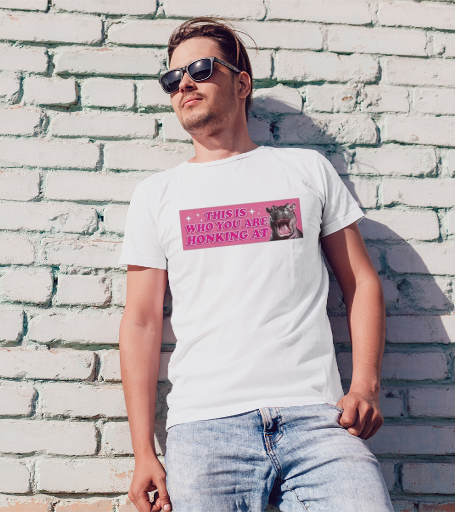 This Is Who You Are Honking At Hippo T-Shirt