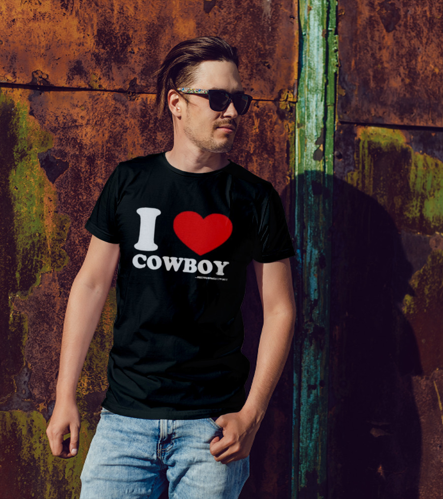 Seeyouspacecowboy I Love Cowboy T-Shirt