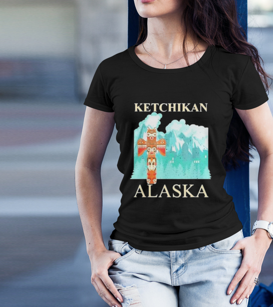 Ketchikan Alaska Native American Indian Totem T-Shirt