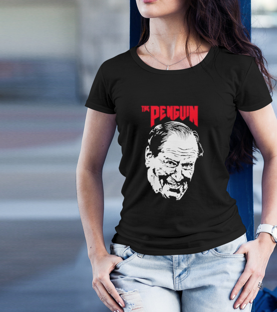The Penguin Colin Farrell Boss Villainous Grin T-Shirt
