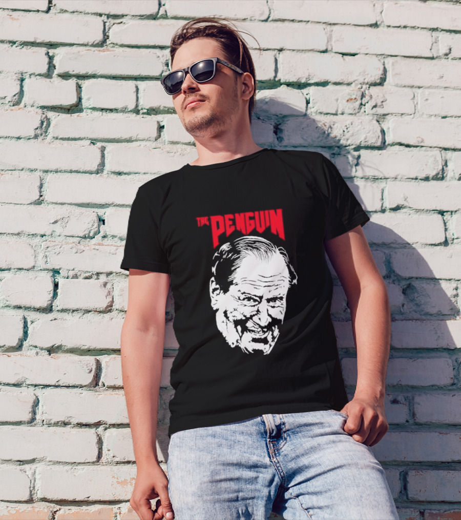 The Penguin Colin Farrell Boss Villainous Grin T-Shirt