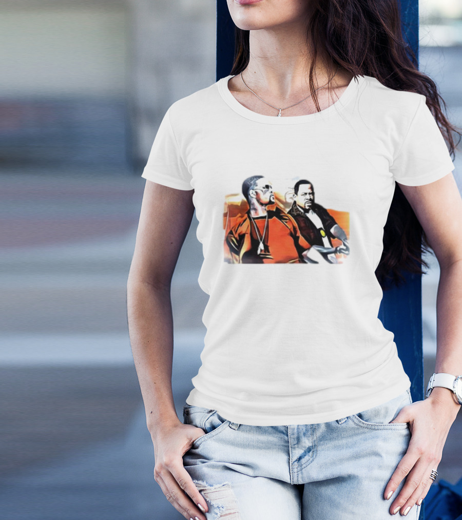 Bad Boys Will Smith Martin Lawrence Iconic Film Duo T-Shirt