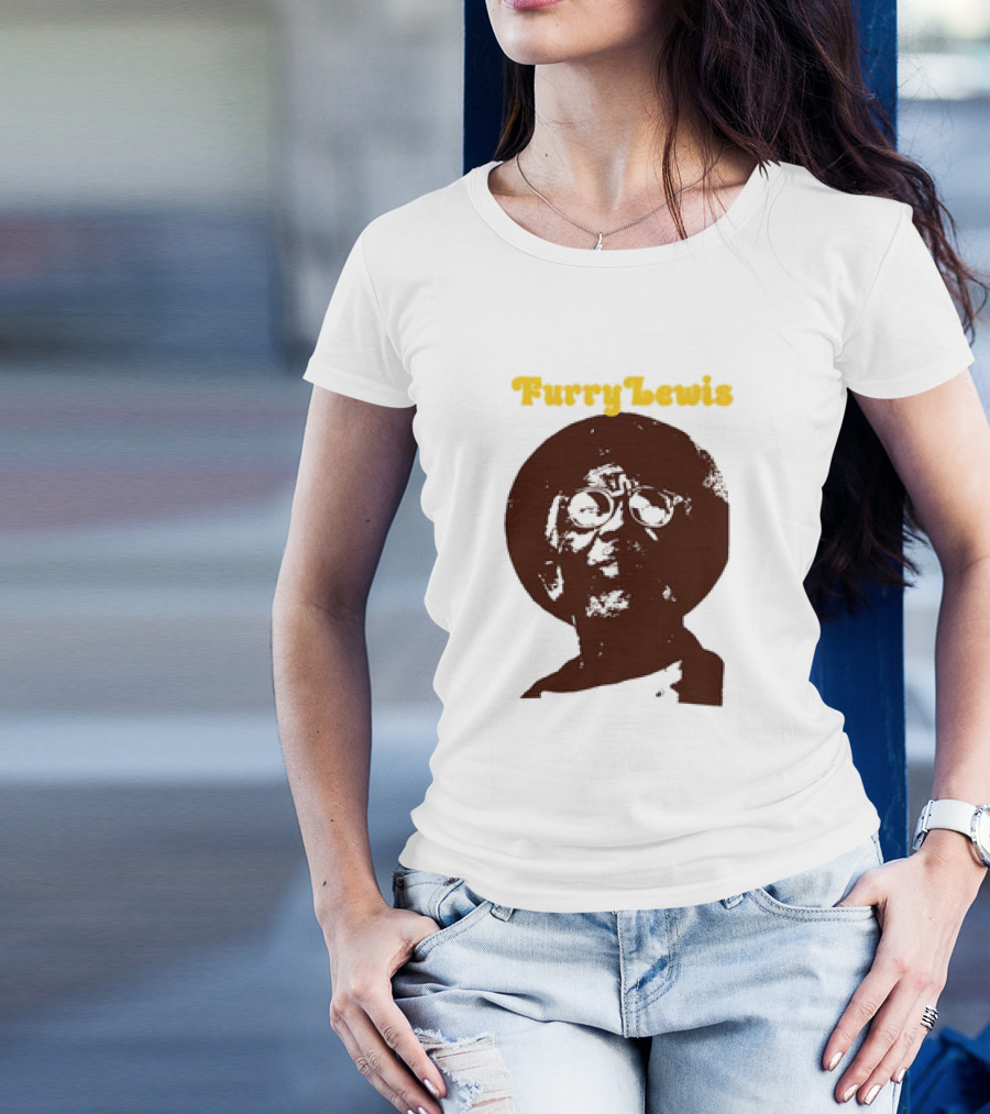 Furry Lewis Blues Old School Retro T-Shirt