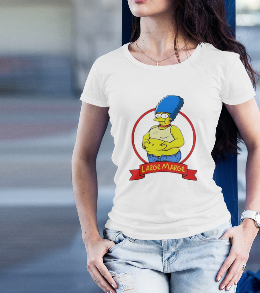 Large Marge Simpsons Cartoon Meme T-Shirt