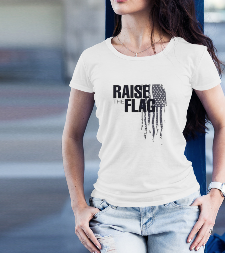 Raise The Flag Supersoft American Flag T-Shirt