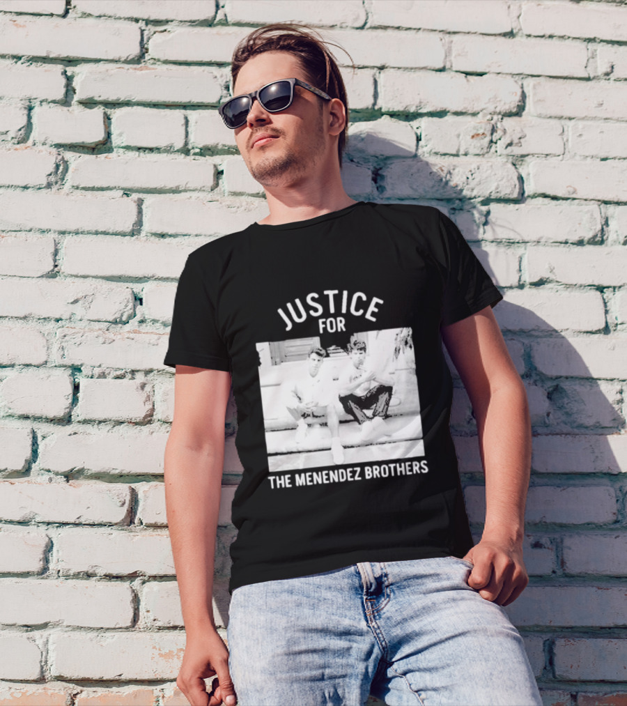Justice For The Menendez Brothers Vintage Style Court Case Retro Appeal T-Shirt