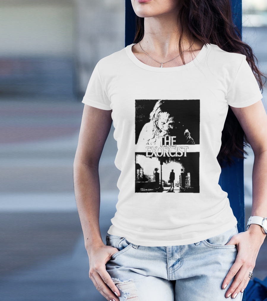 San Antonio Sharpist Horror Crossover The Exorcist T-Shirt