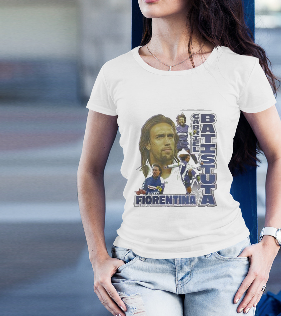 Gabriel Batistuta Fiorentina Football Legend T-Shirt