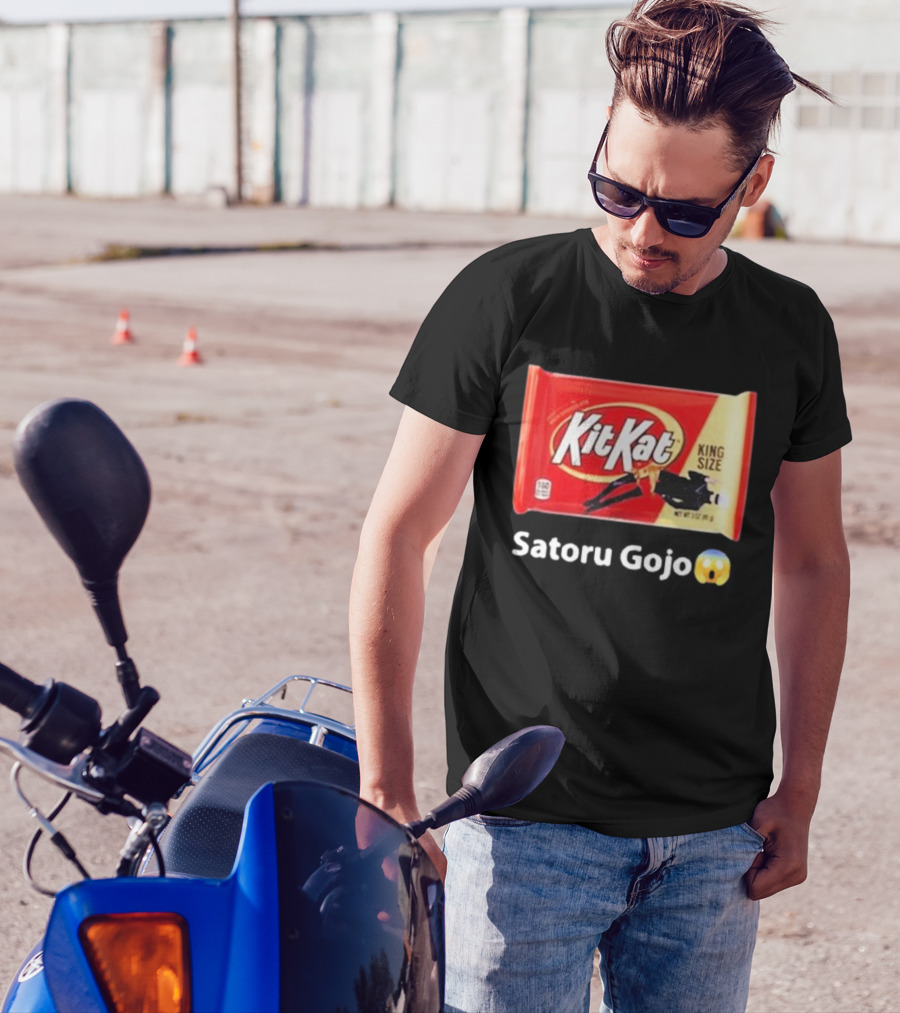 Satoru Gojo 😮 Kit Kat King Size T-Shirt