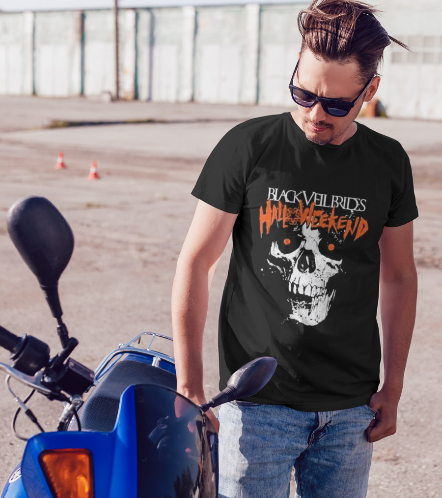 Black Veil Brides Halloweekend Skull T-Shirt