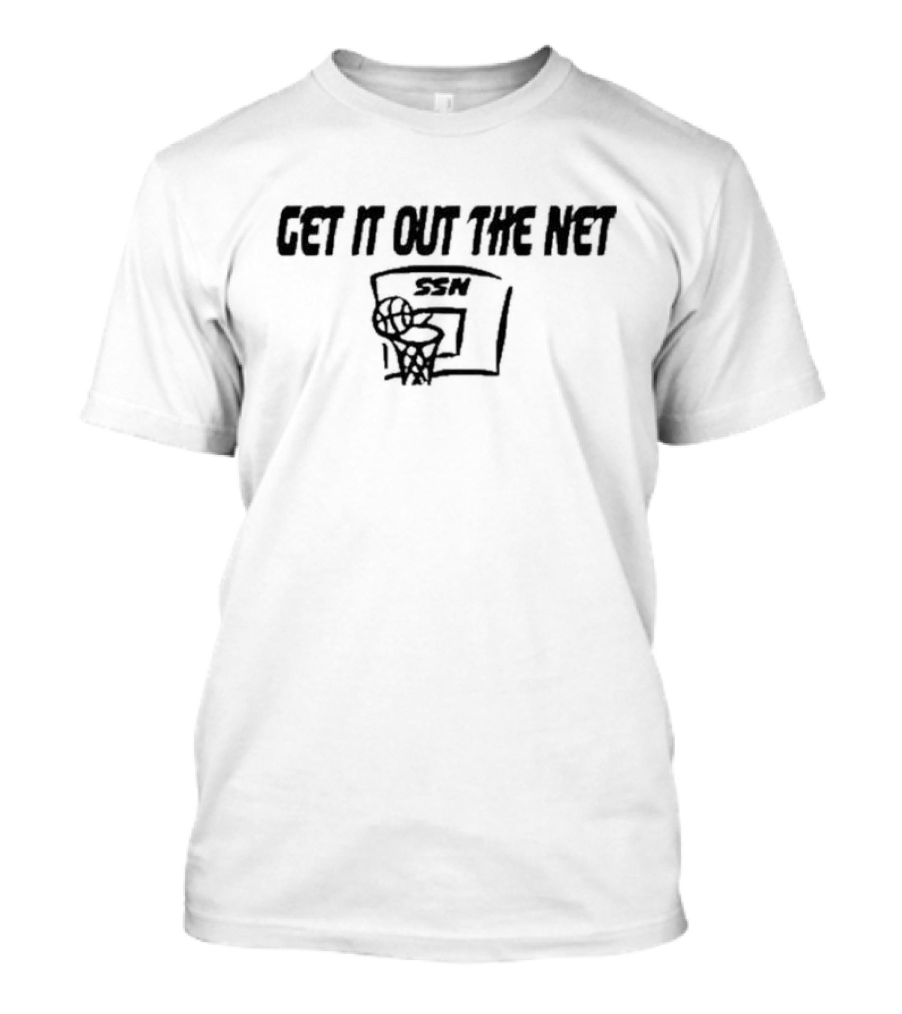 Kate Martin Get It Out The Net Basketball Illustration SSN T-Shirt