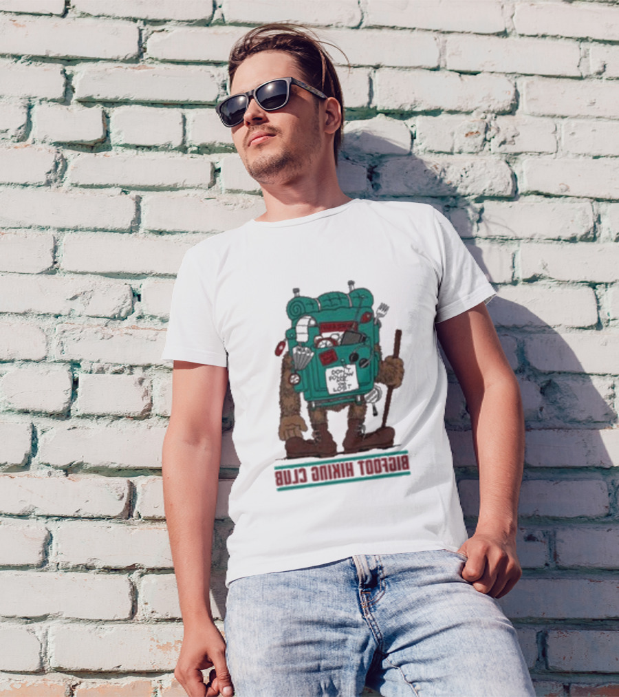 Bigfoot Hiking Club Don't Follow Me You Won't Make It T-Shirt