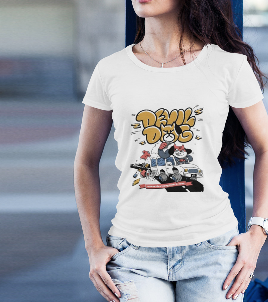 Devil Dog Www.devildogdistro.com T-Shirt