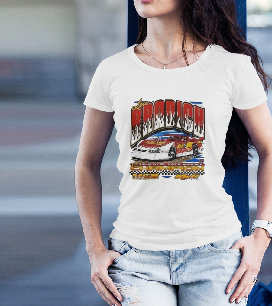 Lou Brodich Champion MCB Kell 5 Super Dirt Late Model 1999 Vintage Racing T-Shirt