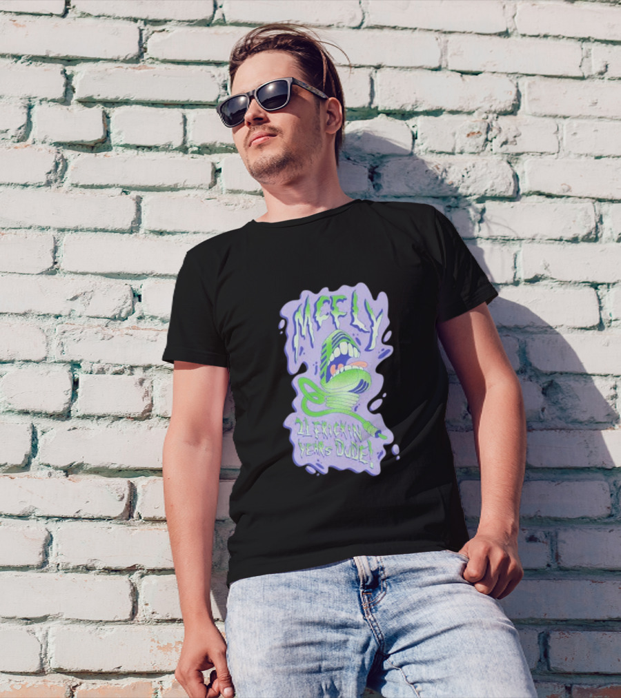 McFly 21 Frickin Years Dude Retro Microphone T-Shirt