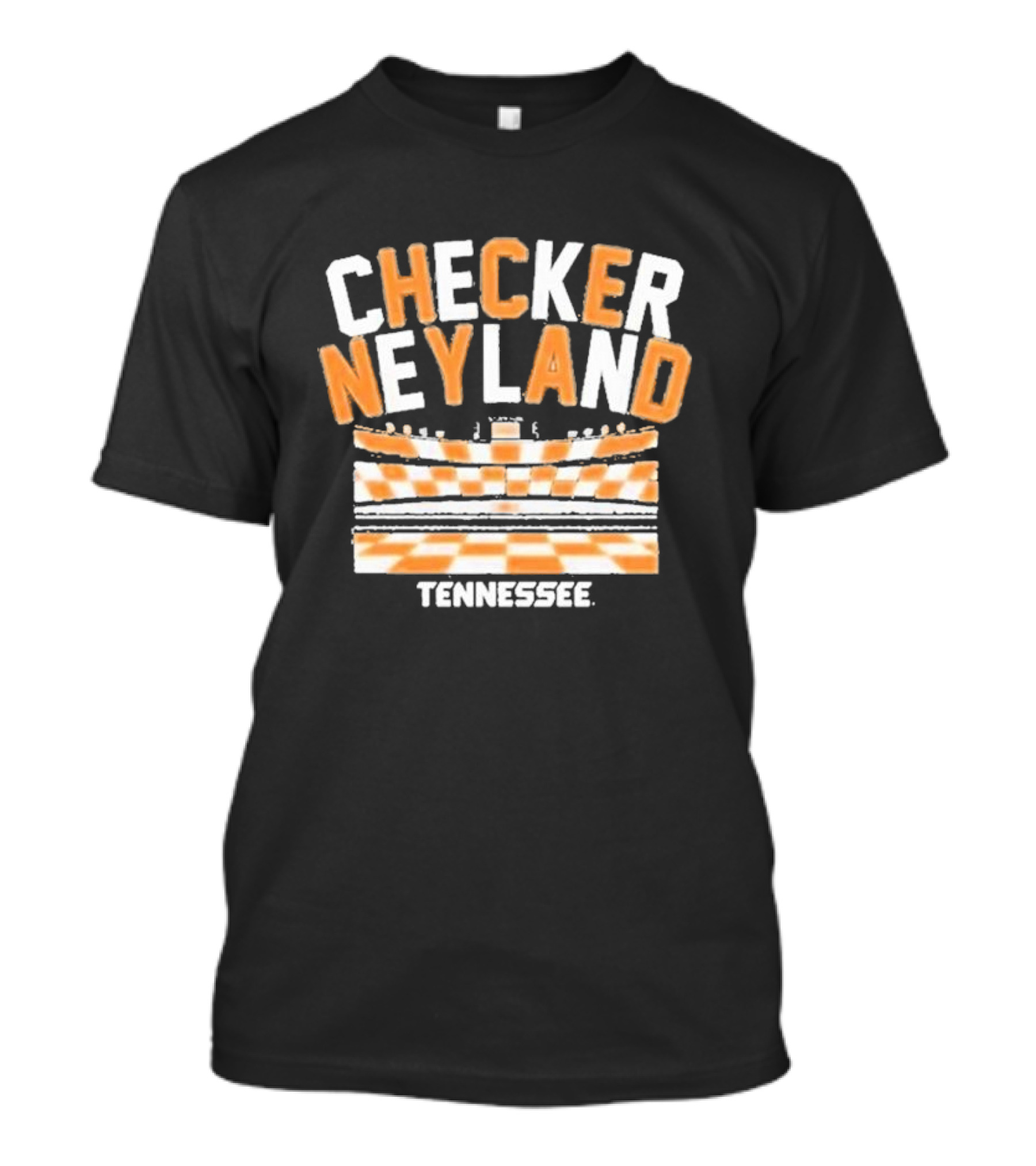 Checker Neyland Tennessee Football Stadium T-Shirt