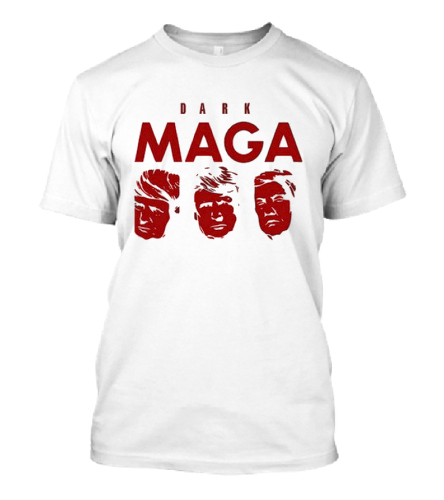 Dark MAGA Trump Trio T-Shirt