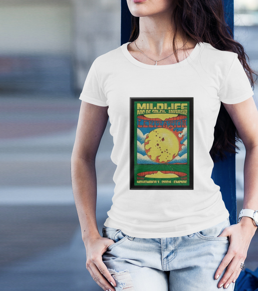 Mildlife Arc De Soleil Levitation Austin Texas November 1 2024 Empire T-Shirt