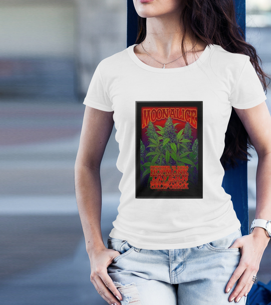 Moonalice HopMonk Tavern Sebastopol California October 19 T-Shirt