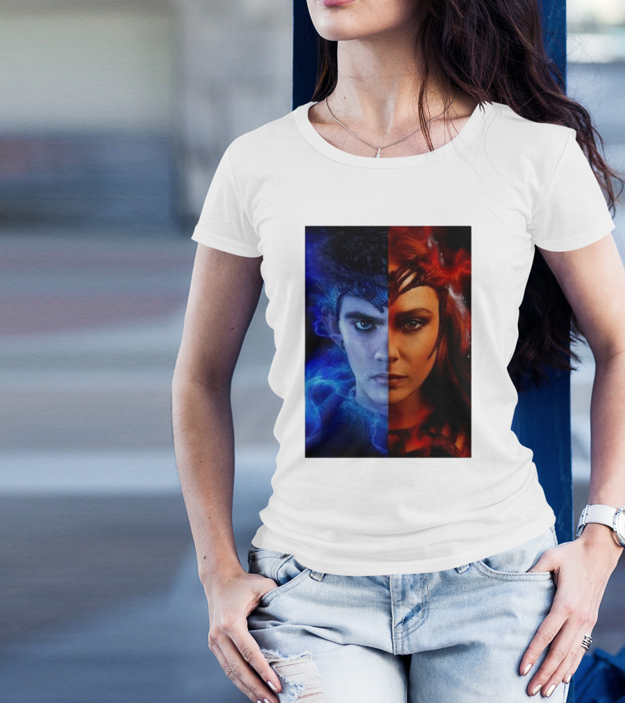 ReI Loves Joe Locke Billy Maximoff Wanda Maximoff Agatha All Along Twins Of Magic Showdown T-Shirt