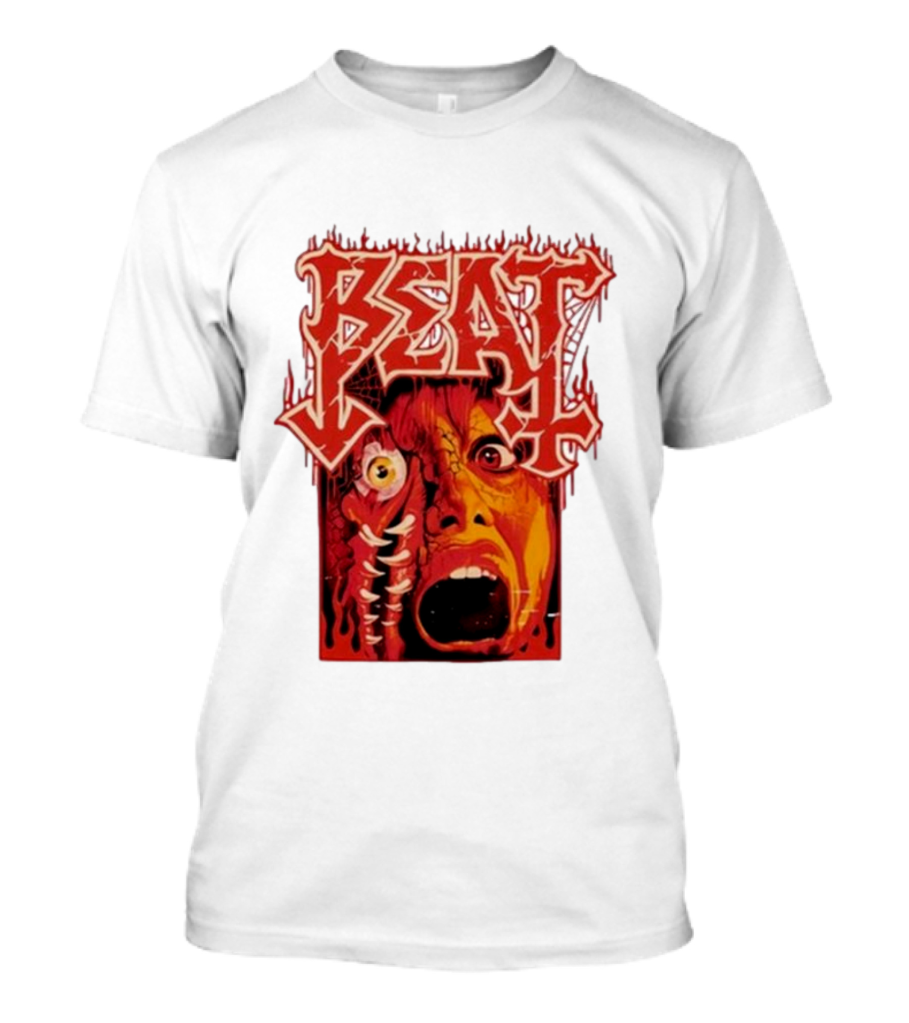 Reynlord Beat Mutation Horror Face T-Shirt