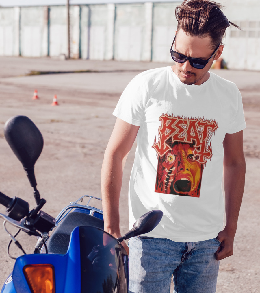 Reynlord Beat Mutation Horror Face T-Shirt