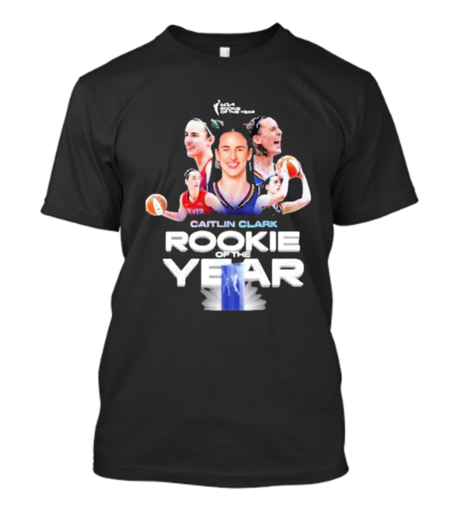 WNBA Rookie Of The Year 2024 Caitlin Clark Basketball Star T-Shirt