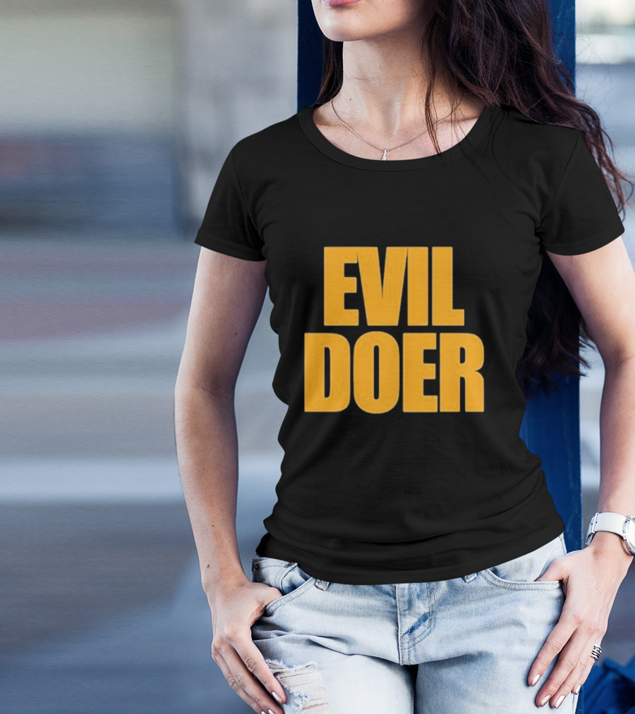 Evil Doer Green And Orange T-Shirt