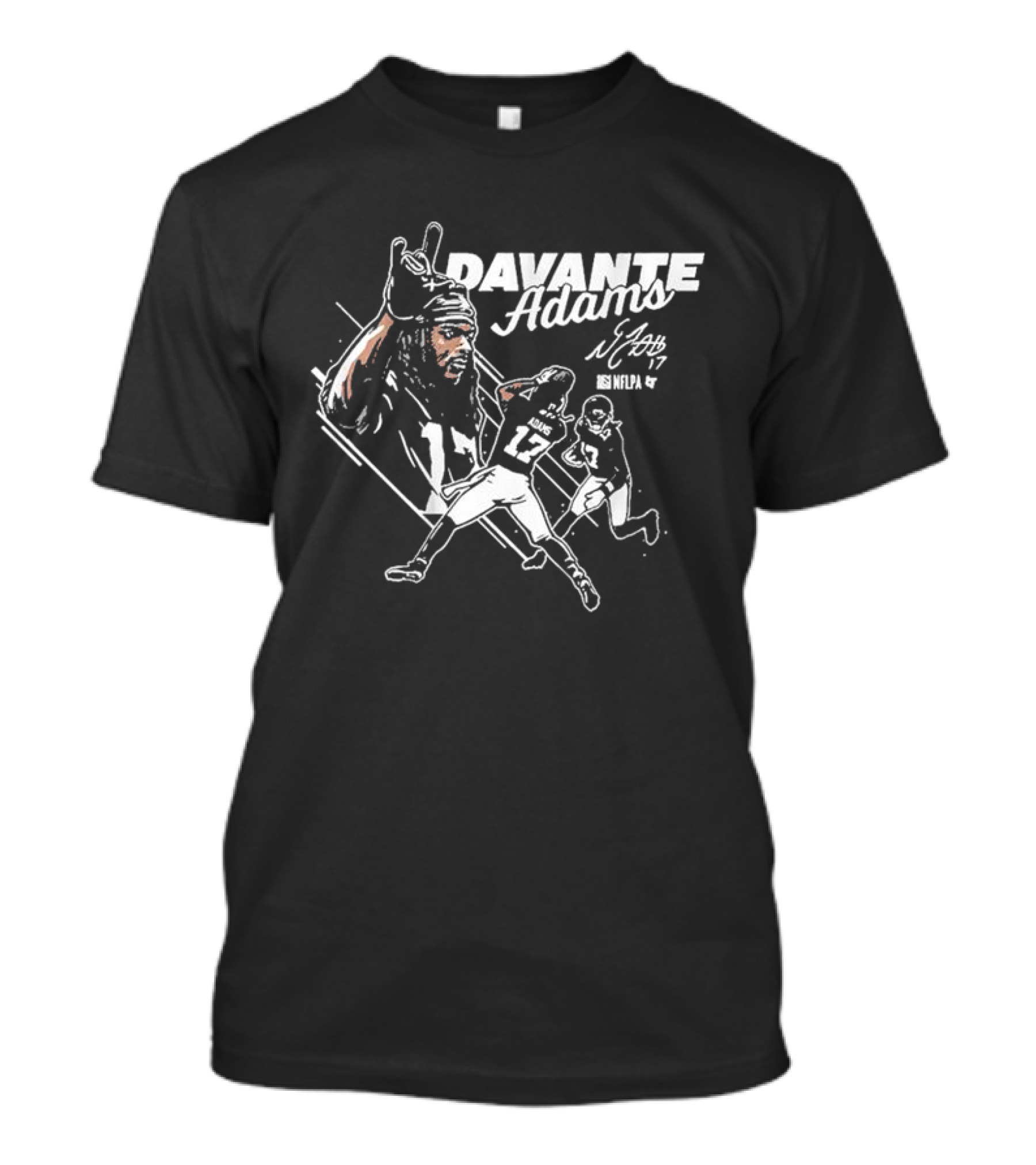 Davante Adams NFLPA 17 New York Football T-Shirt