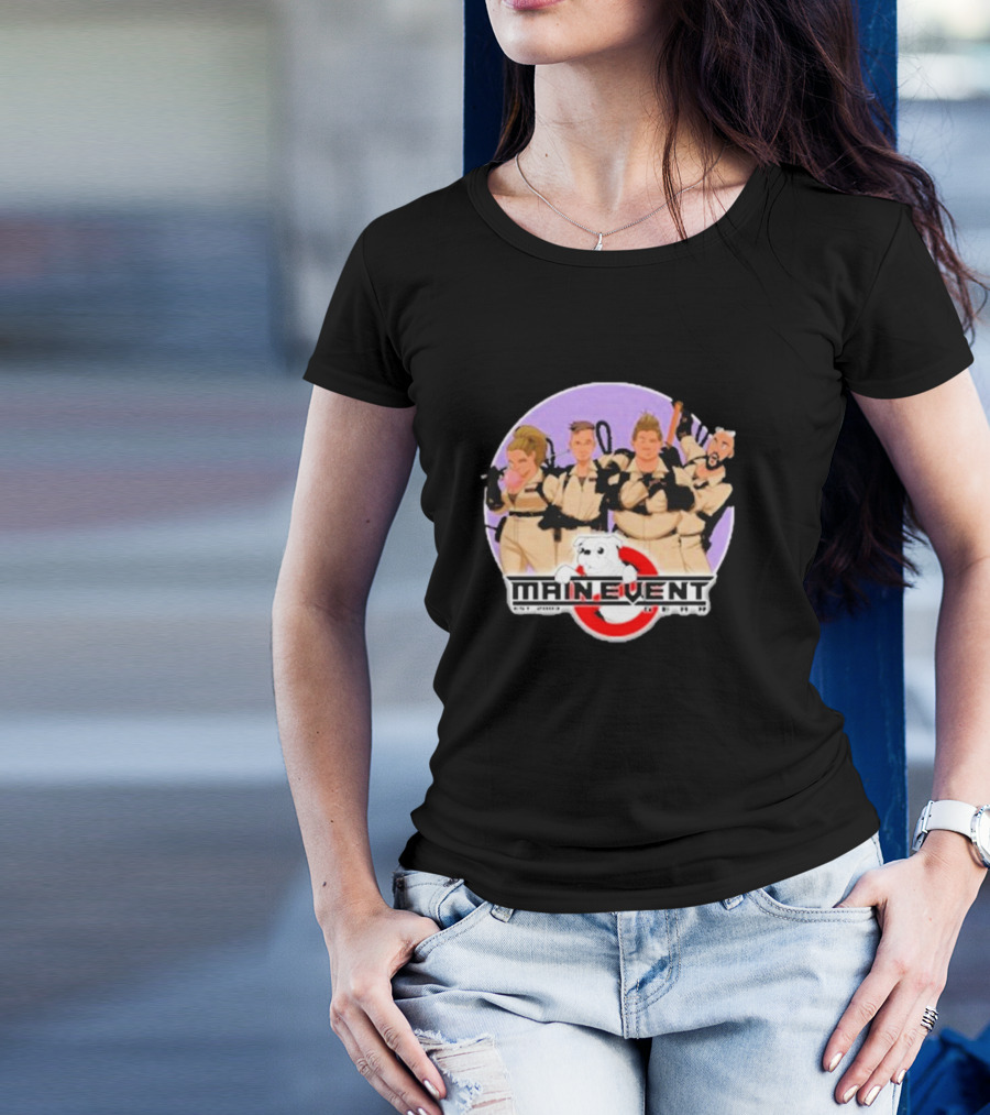 Halloween Main Event 2024 Ghostbusters Parody With Characters T-Shirt