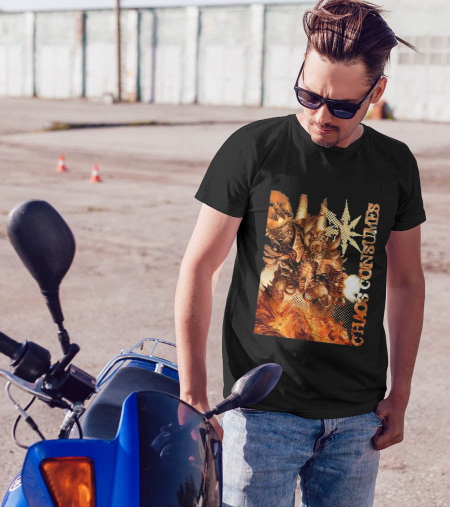 Chaos Consumes Helbrute Malodrax Kraegon Thul T-Shirt
