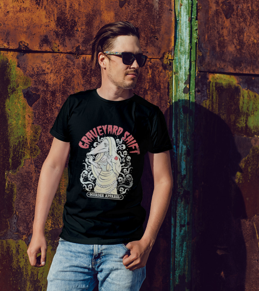 Graveyard Shift Plague Nurse Murder T-Shirt
