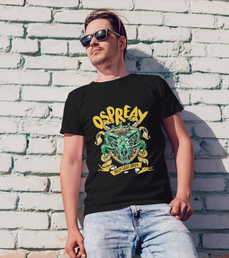 Ospreay Billy Goat, Bruv ADW Crowned Skull T-Shirt