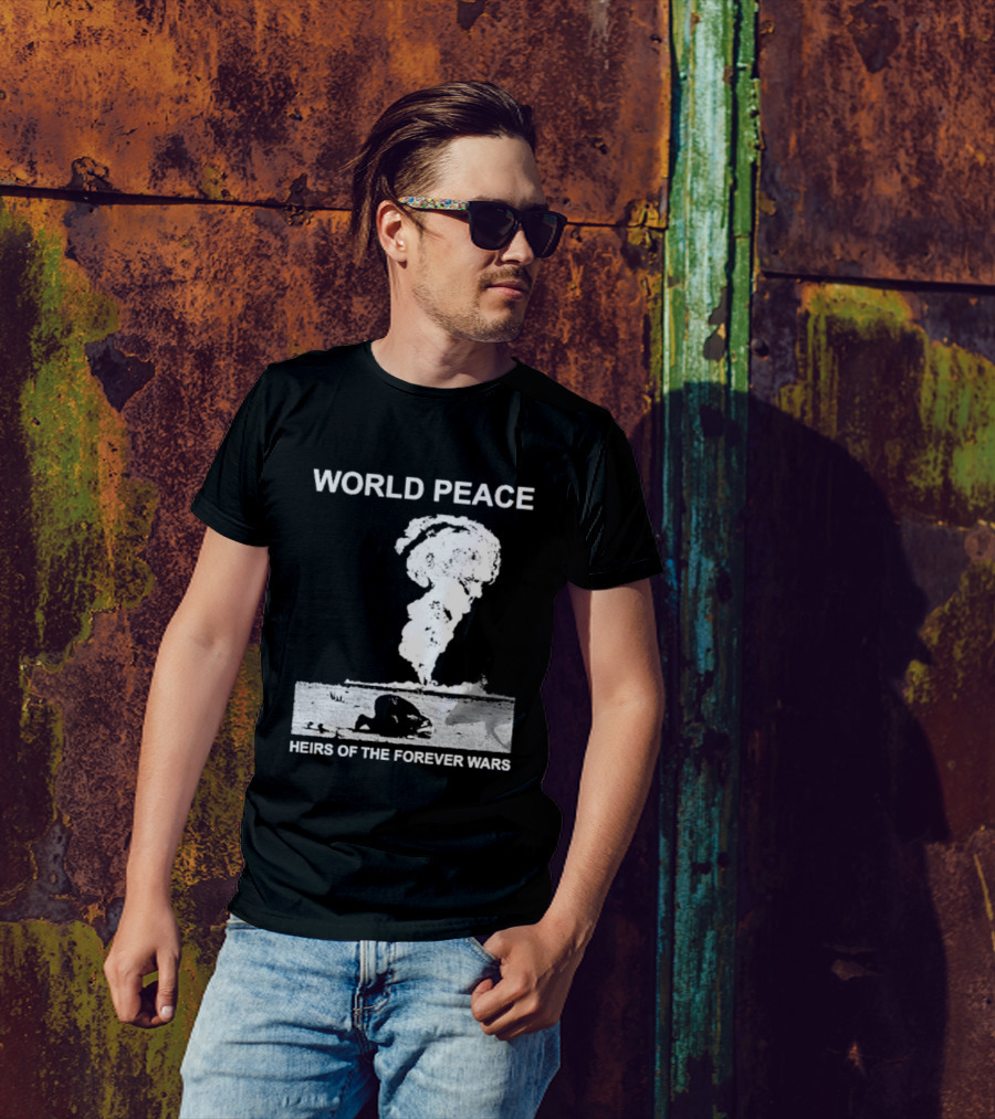 World Peace Heirs Of The Forever Wars Explosion T-Shirt