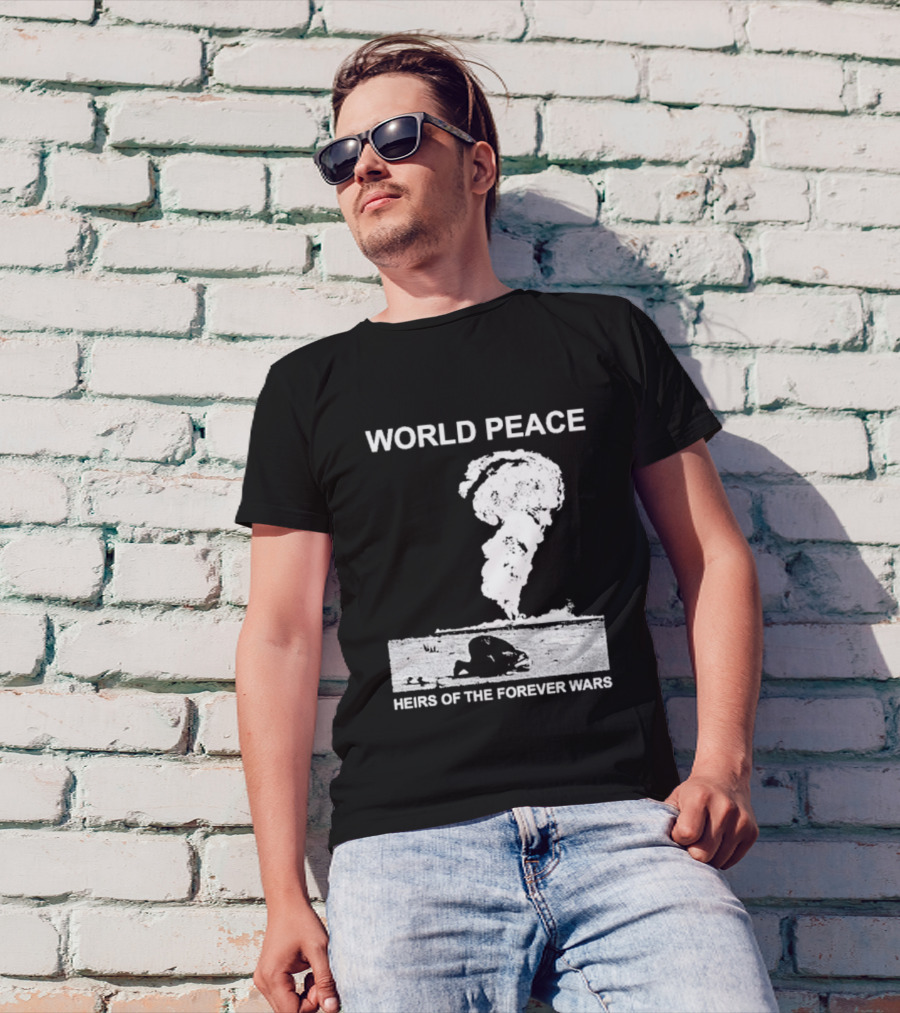 World Peace Heirs Of The Forever Wars Explosion T-Shirt