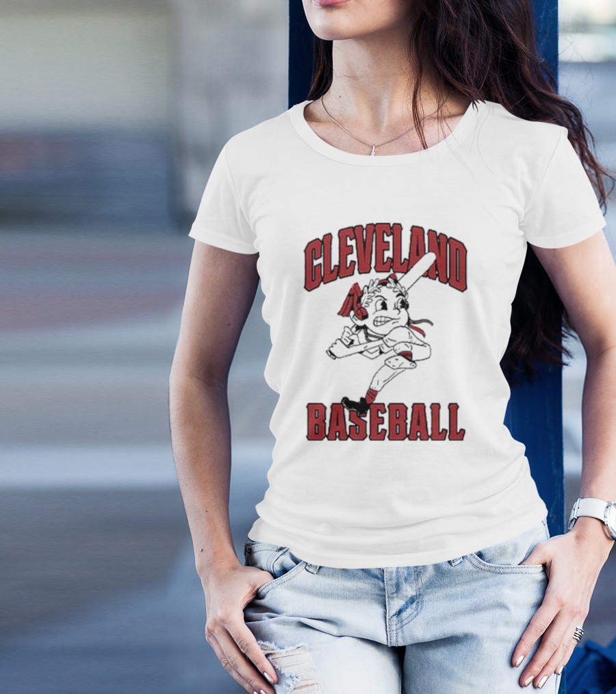 Cleveland Baseball Retro Chief Wahoo Character T-Shirt